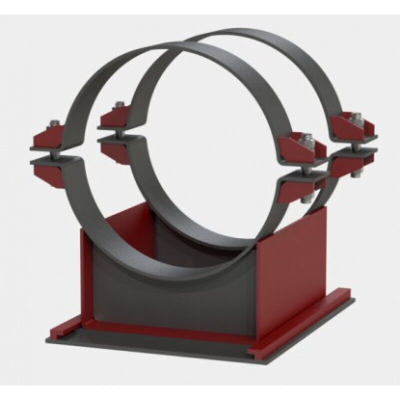 Опора хомутовая. Щитовая опора ТС-667.00.07. Опора трубопровода dn1000 t16. Хомутовая теплоизолированная опора опора Тонт-1020. Опора неподвижная хомутовая ТС.626.00.012 ду200.