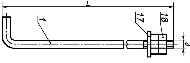 Фундаментный болт Тип 1.1 чертёж. Плита 100 ГОСТ 24379.1-2012. Болт фундаментный изогнутый исполнение 2 чертеж. Обозначение фундаментных болтов на чертежах.