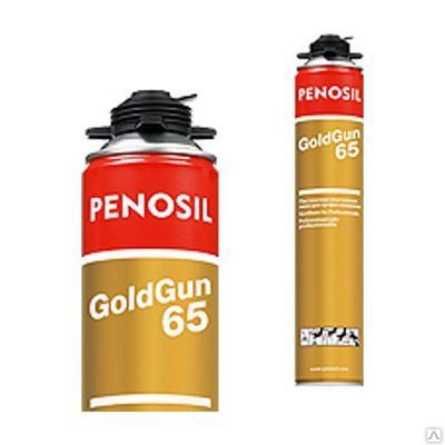 Пена профессиональная монтажная PENOSIL  GOLD GUN 65 лето