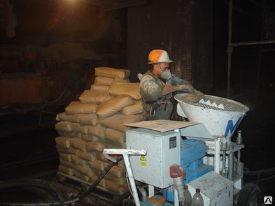 Торкретирование стен и плит перекрытий бетонных кирпичных, усиление бетонных кирпичных поверхностей 1