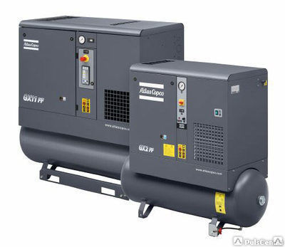 Винтовой компрессор Atlas Copco GX5P-10 400 50 CE FM двигатель 5 кВт, 600 л/мин