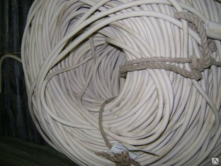 Вакуумный резиновый шнур диаметр 7 мм, резиновая смесь 7889 