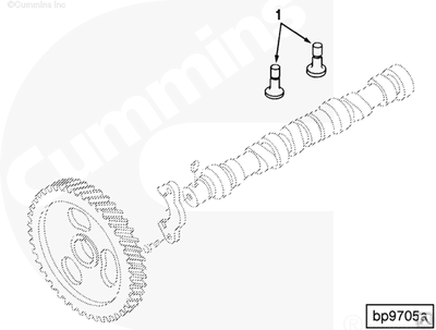 Толкатель клапана на двигатель Cummins 4BT 6BT 6CT 3931623 3281508 ...