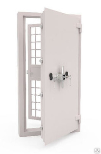 Металлическая дверь ЛС-071М с решеткой (5 класс) #1