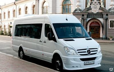 Аренда микроавтобуса Mercedes-Benz Sprinter 515 (20 мест) по городу в будни
