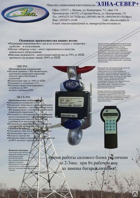 Электронные крановые весы ЭВК-10РМ
