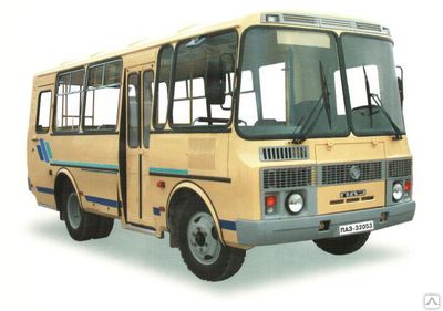 Автобус ПАЗ-32053 бензин 25 мест раздельные сидения с ремнями безопасности