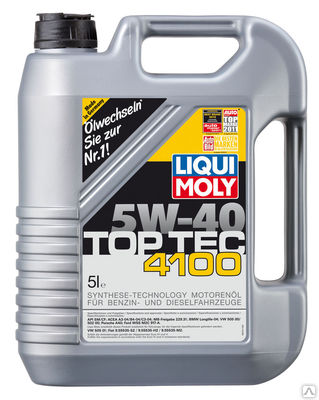 Масло моторное Liqui Moly Top Tec 4100 5W-40 (5 л)