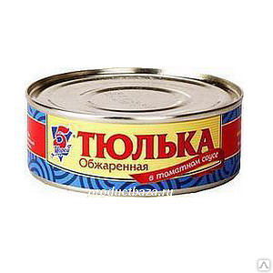 Тюлька обжаренная в томатном соусе "5 Морей", 250 г