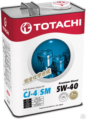 Масло моторное TOTACHI Premium Diesel Fully Synthetic CJ-4/SM 5W-40 (4 л)