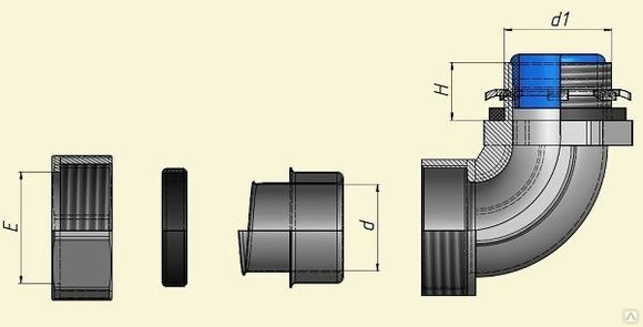 Крепежный элемент ркн. Поворотные крепления резьбовые. Кабельный ввод для металлорукава РКН-32.