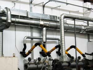 Монтаж систем вентиляции и кондиционирования воздуха