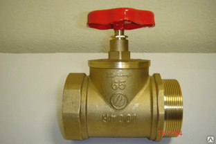 Клапан (кран) пожарный латунный прямой КПЛП-50 (1б1р) 