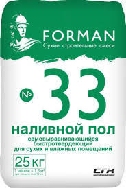 Пол наливной "Forman-33" универсальный, финишный, 25 кг
