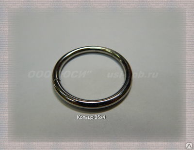 Кольцо металлическое никель 35x4 мм