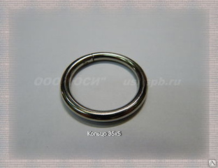 Кольцо металлическое никель 32х4 мм 