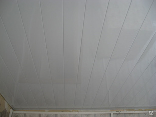 Алюминиевый реечный потолок белый матовый рейка S100, в комплекте