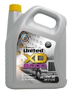 Масло моторное United XD 8000 10W-40 (гидротехнолоджи), 4L