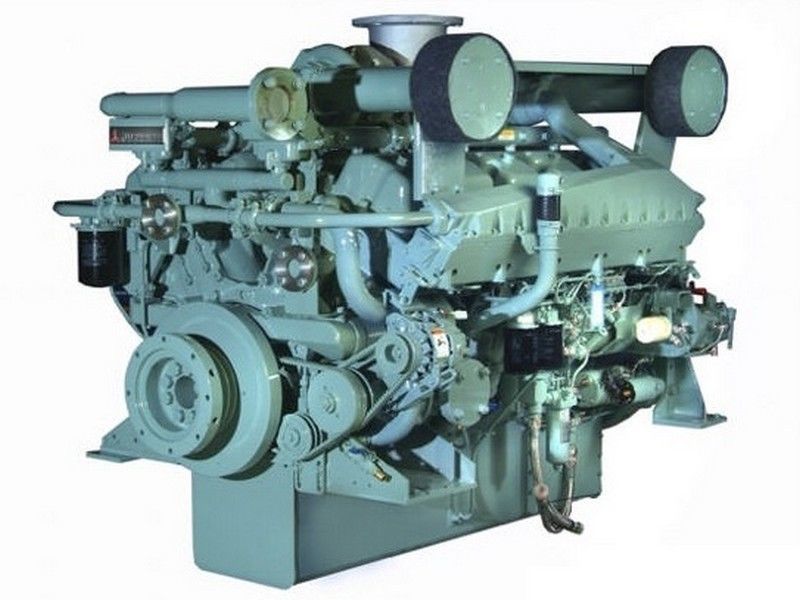 Двигатель дизельный Mitsubishi S12A2-PTA2