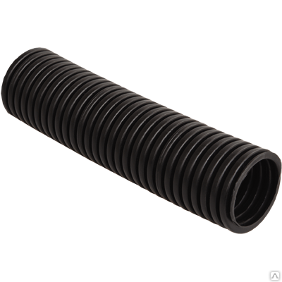 Труба гибкая гофрированная ПНД 16 мм черная без протяжки