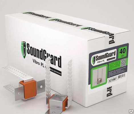 Виброподвес универсальный SoundGuard Vibro PL (40шт/уп)