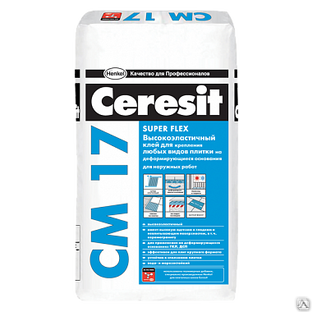 Высокоэластичный клей для плитки Ceresit СМ 17 25 кг