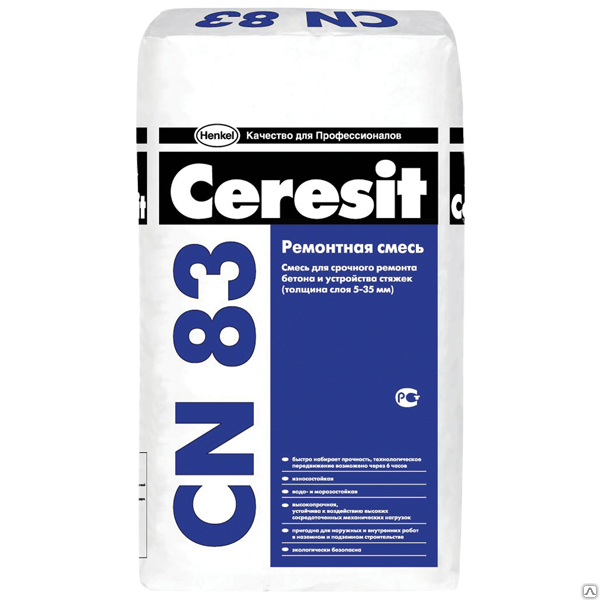 Ремонтный раствор для полов Ceresit CN 83 25кг