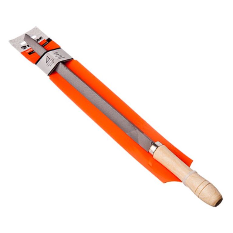 Напильник трехгранный 150мм №2 деревянная ручка ЕРМАК 645-007