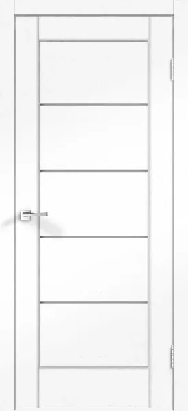 VELLDORIS межкомнатная дверь softtouch premier 1 со стеклом без притвора ясень белый структурный 800Х2000