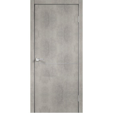 VELLDORIS межкомнатная дверь techno m1 муар светло-серый 700Х2000