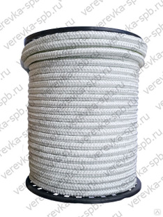 Шнур капроновый 12 мм, 200 м, плетеный, с сердечником, 1400 кгс 