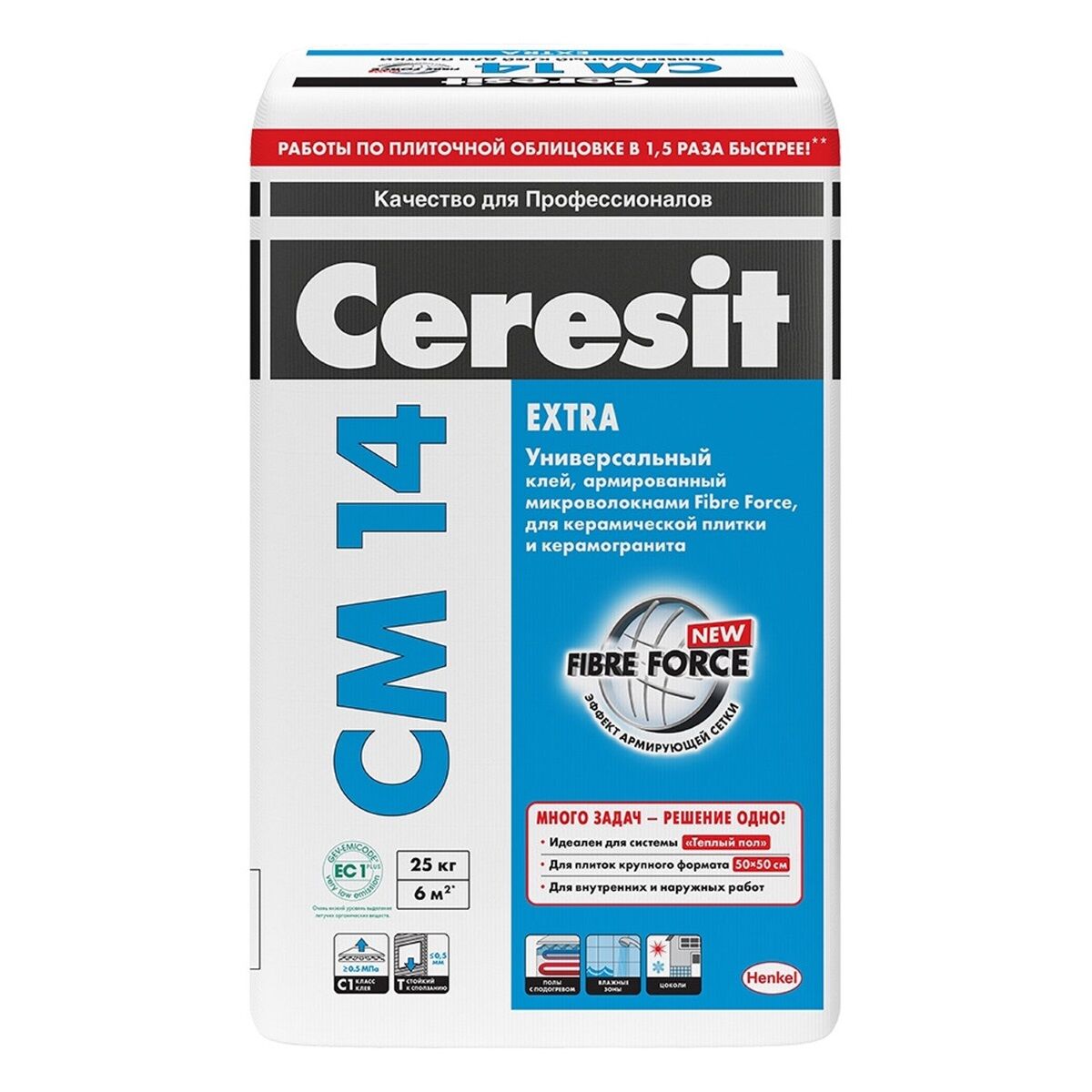 Клей для плитки Ceresit СМ-14 25кг