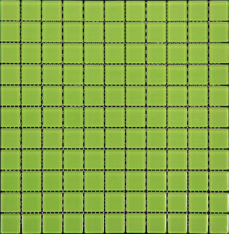 Мозаика стеклянная Color palette A-044 Natural зеленая