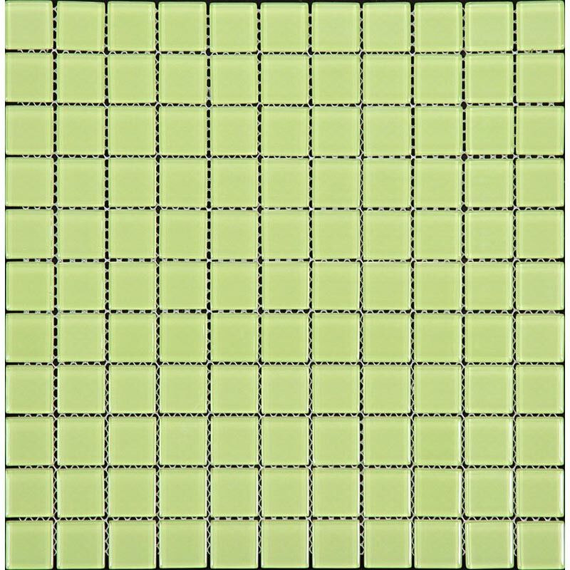 Мозаика стеклянная Color palette A-045 Natural зеленая