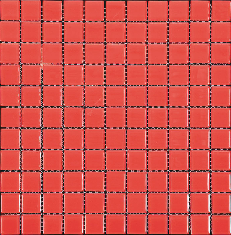 Мозаика стеклянная Color palette A-111 Natural красная