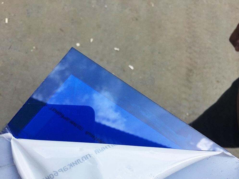 Монолитный поликарбонат МОНОГАЛЬ Синий 1,8 мм (3,05х2,05 м)