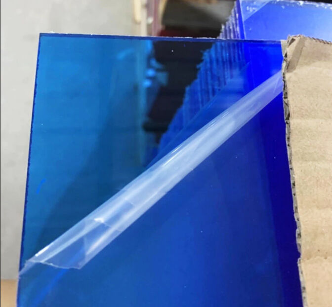 Монолитный поликарбонат КОЛИБРИ Синий 6 мм (1,525х2,05 м) Полигаль