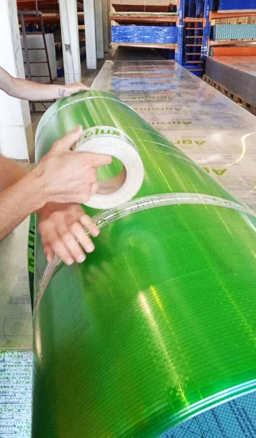 Сотовый поликарбонат AGROLUX Зеленый 6 мм (2,1*12 м) AgroLux