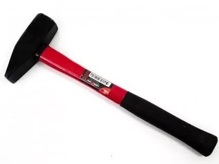Молоток ХК LIT 1500гр фиберглассовая ручка, с квадратным бойком