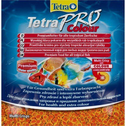 Корм для рыб TetraPro Color Crisps для улучшения окраса декоративных рыб12г пакет Tetra (25) 149366