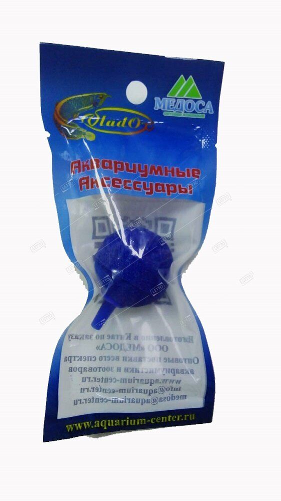 Минеральный распылитель голубой шарик 22х20х4мм в упаковке, VladOx (30) vl-05
