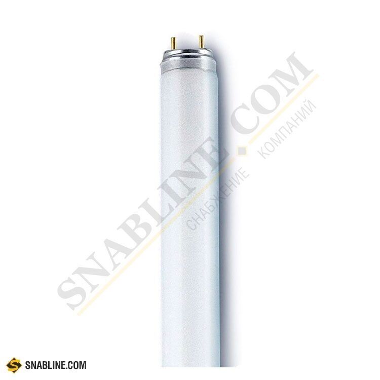 Лампа люминесцентная трубчатая OSRAM (ОСРАМ) рукав (холодный белый свет), G13 18Вт 4000К Т8 230В L=590 мм d=26 мм