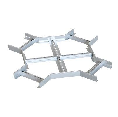 Секция Х-образная симметричная CХС 100 оцинкованная сталь, 100x200x1.5/1.2x1000 мм