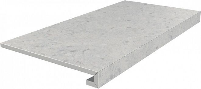 Керамическая плитка Керамин Керама Марацци Терраццо SG632400R-GCF Клееная Ступень серый светлый 33х60
