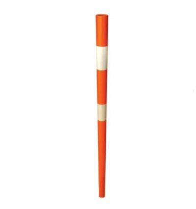 Веха пластиковая для аварийного ограждения (оранжевая) (1200мм высота)