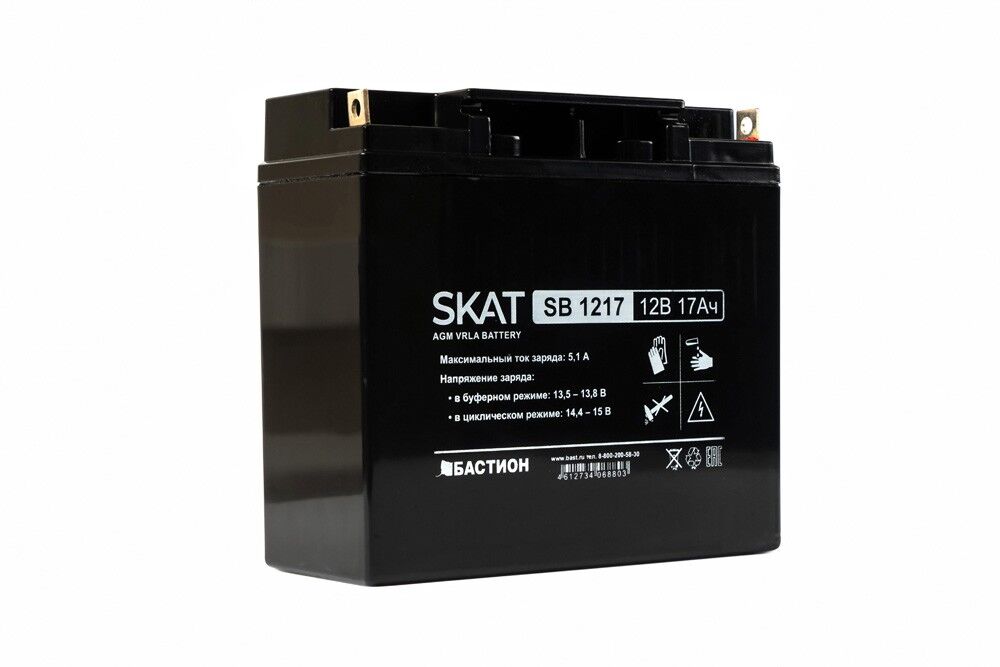 Аккумулятор свинцово-кислотный SKAT SB 1217 1