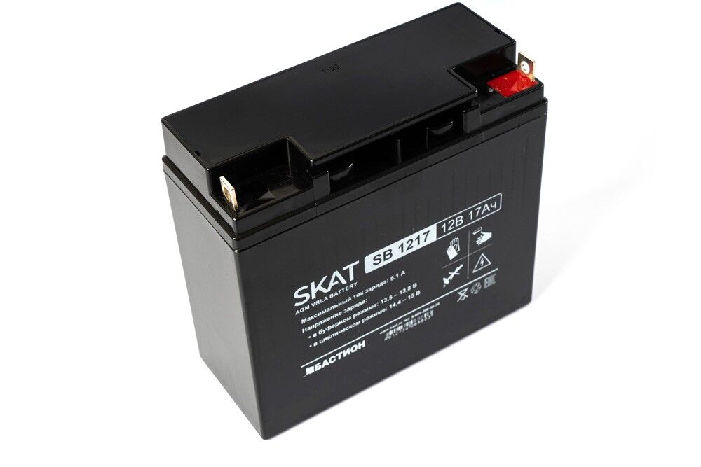 Аккумулятор свинцово-кислотный SKAT SB 1217 3