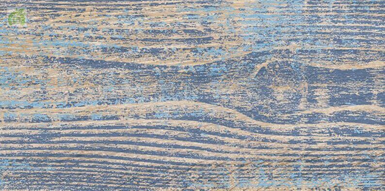 Клеевой пробковый пол Corkstyle, Wood XL Color, Aquamarine (1235 х 200 х 6мм) уп.2,72 м2