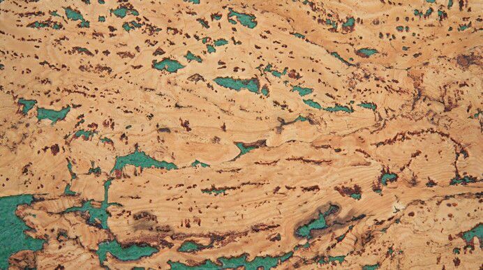Настенная клеевая пробка Wicanders, Dekwall, Fiord Green (600 х 300 х 3 мм) упак. 1,98м2