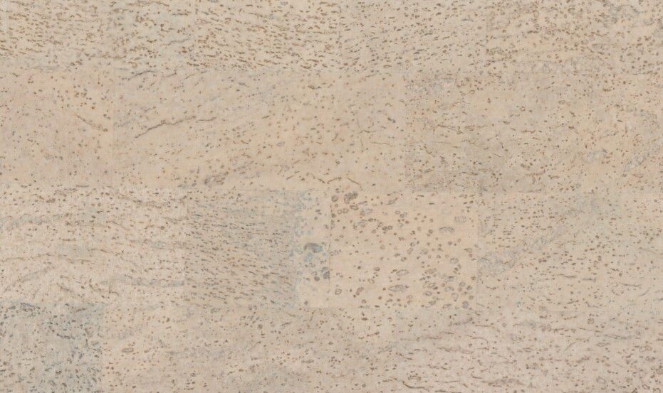 Клеевой пробковый пол Corksribas, NaturCork, Gringo White (600х300х4 мм) упак.1,98м2